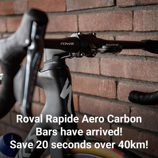 Looking for the lightest most aero handlebars? Roval Rapide Aero Carbon bars are the answer.