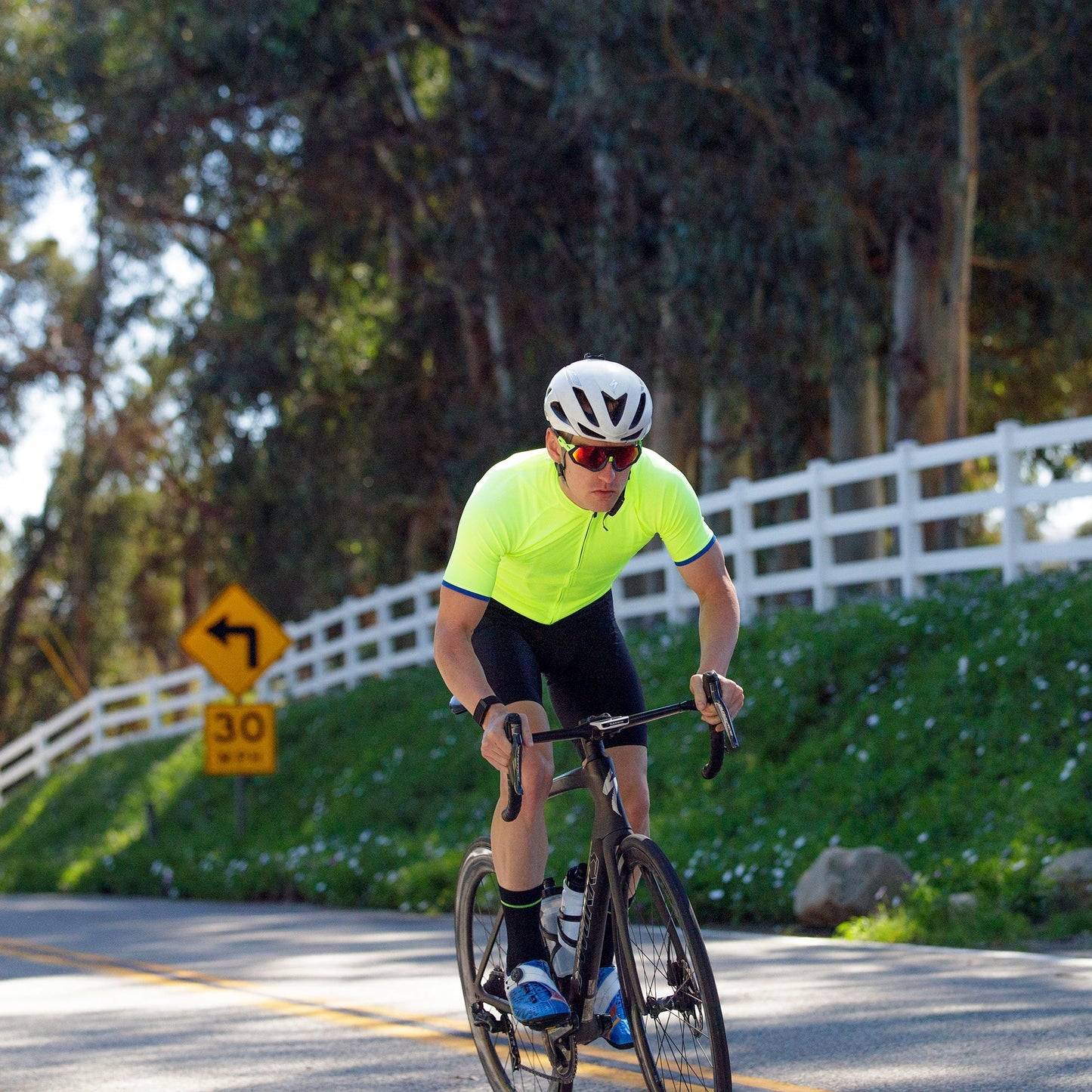 Bellwether Men's Criterium Pro Jersey - Hi-Viz image 7