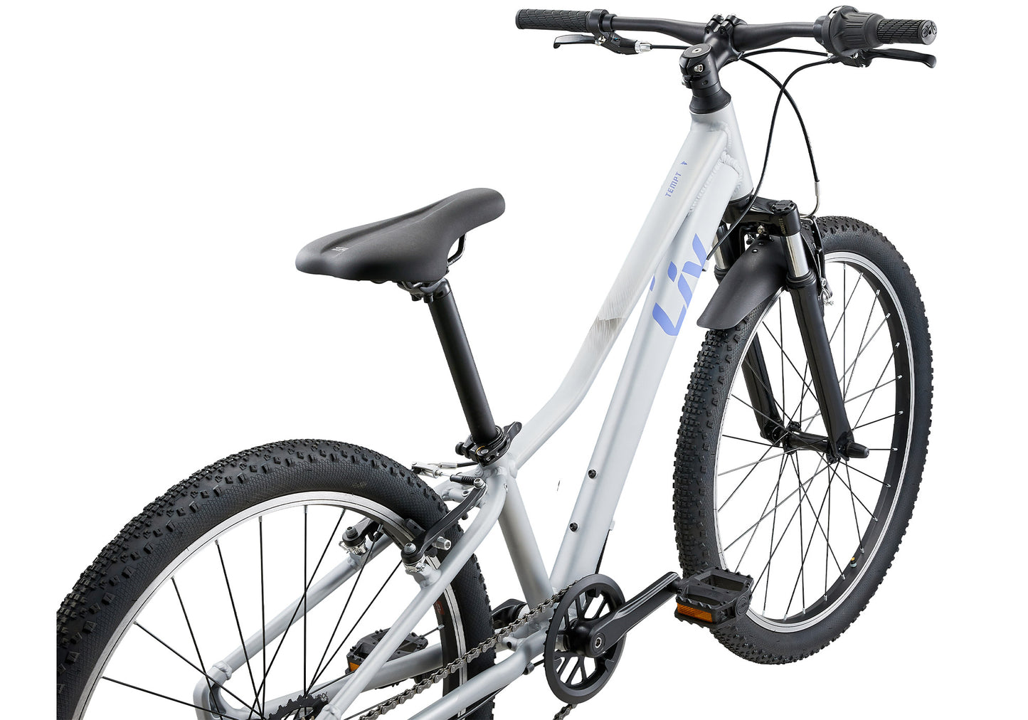 Giant Liv Tempt 24" Girl's Mountain Bike - Silver - Rider Height: 130-150cm