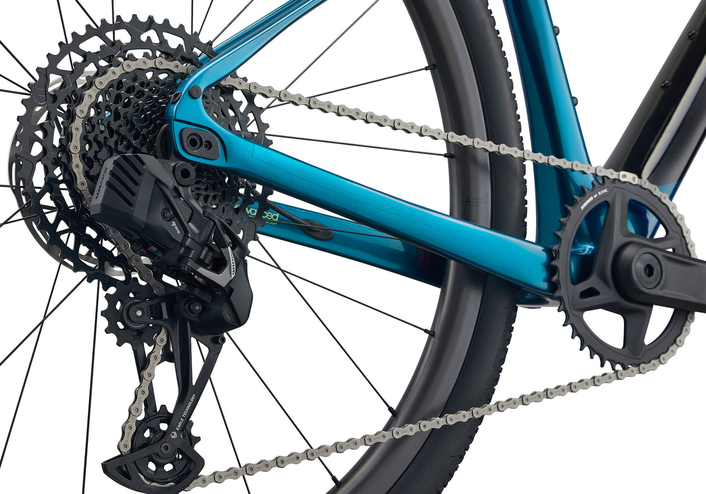 Giant Revolt X Advanced Pro 2 Men's Gravel/Adventure Bike - Black/Sea Sparkle