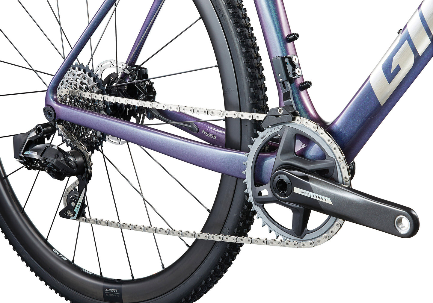 Giant TCX Advanced Pro 0 Men's Gravel/Adventure Bike - Blue Dragonfly