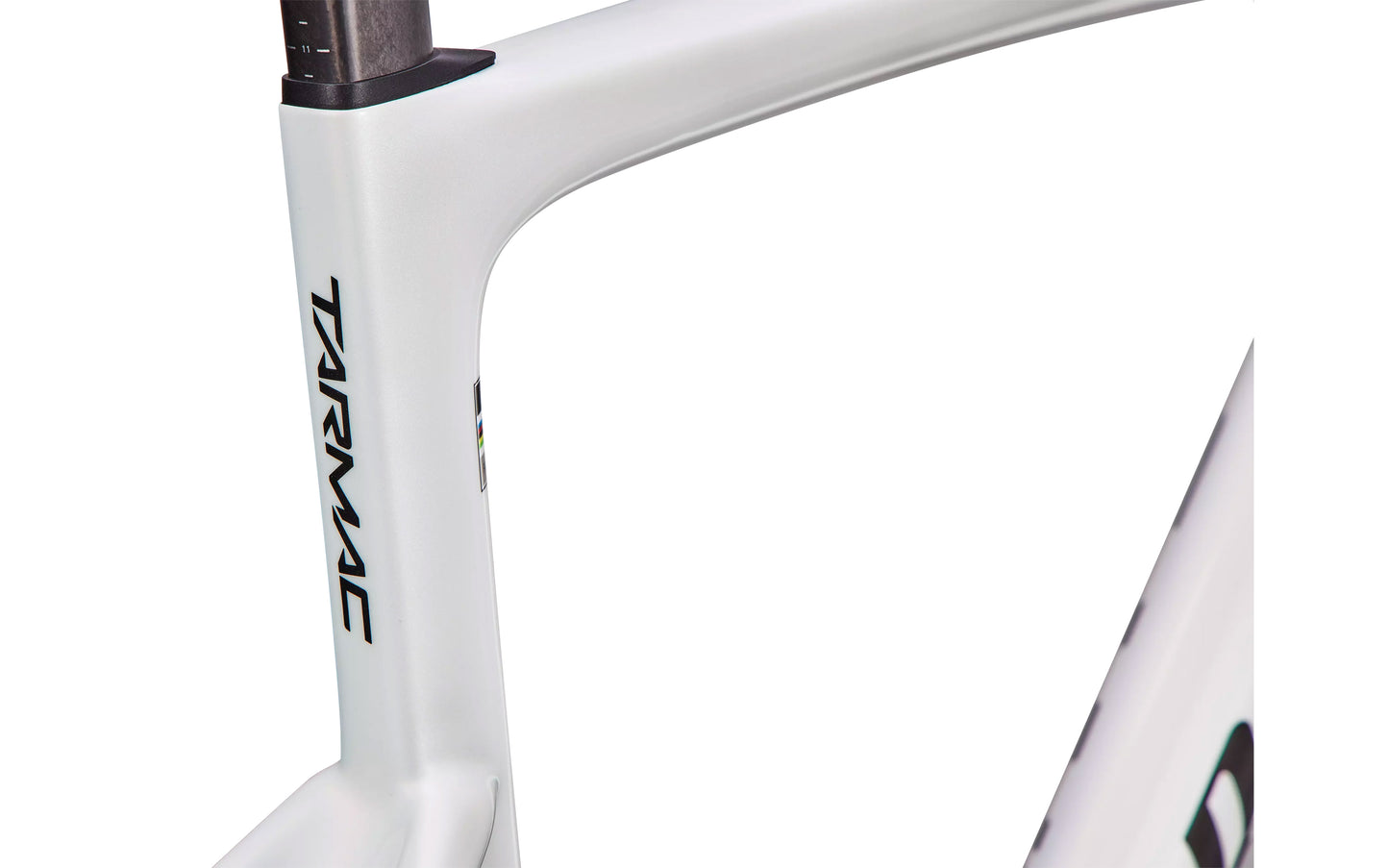 2027 Specialized S-Works Tarmac SL9 Frameset, Gloss White Silver Metallic / Obsidian Metallic image 5