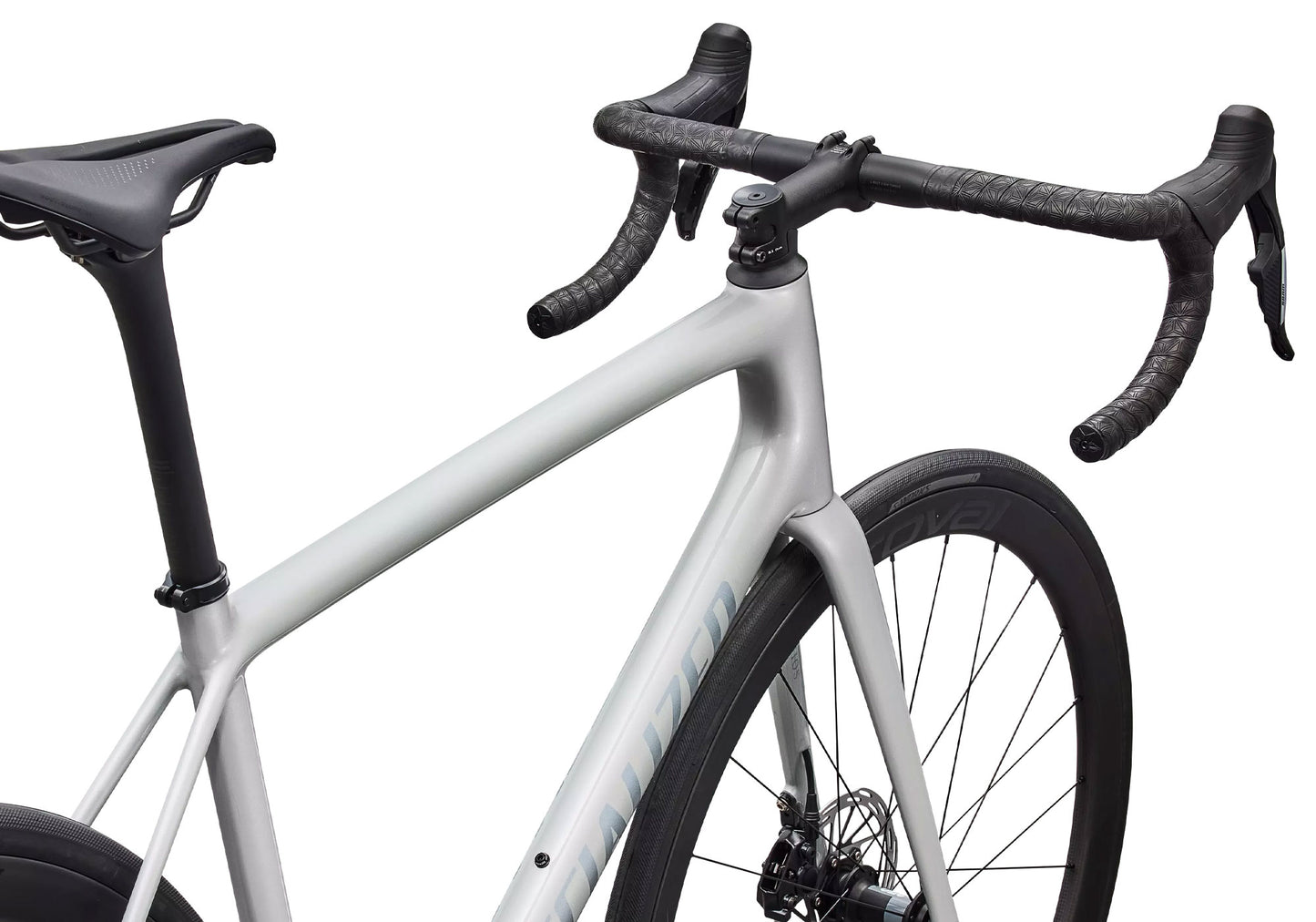 2026 Specialized Aethos 2 Expert Unisex Road Bike, Gloss Dolomite Metallic image 5