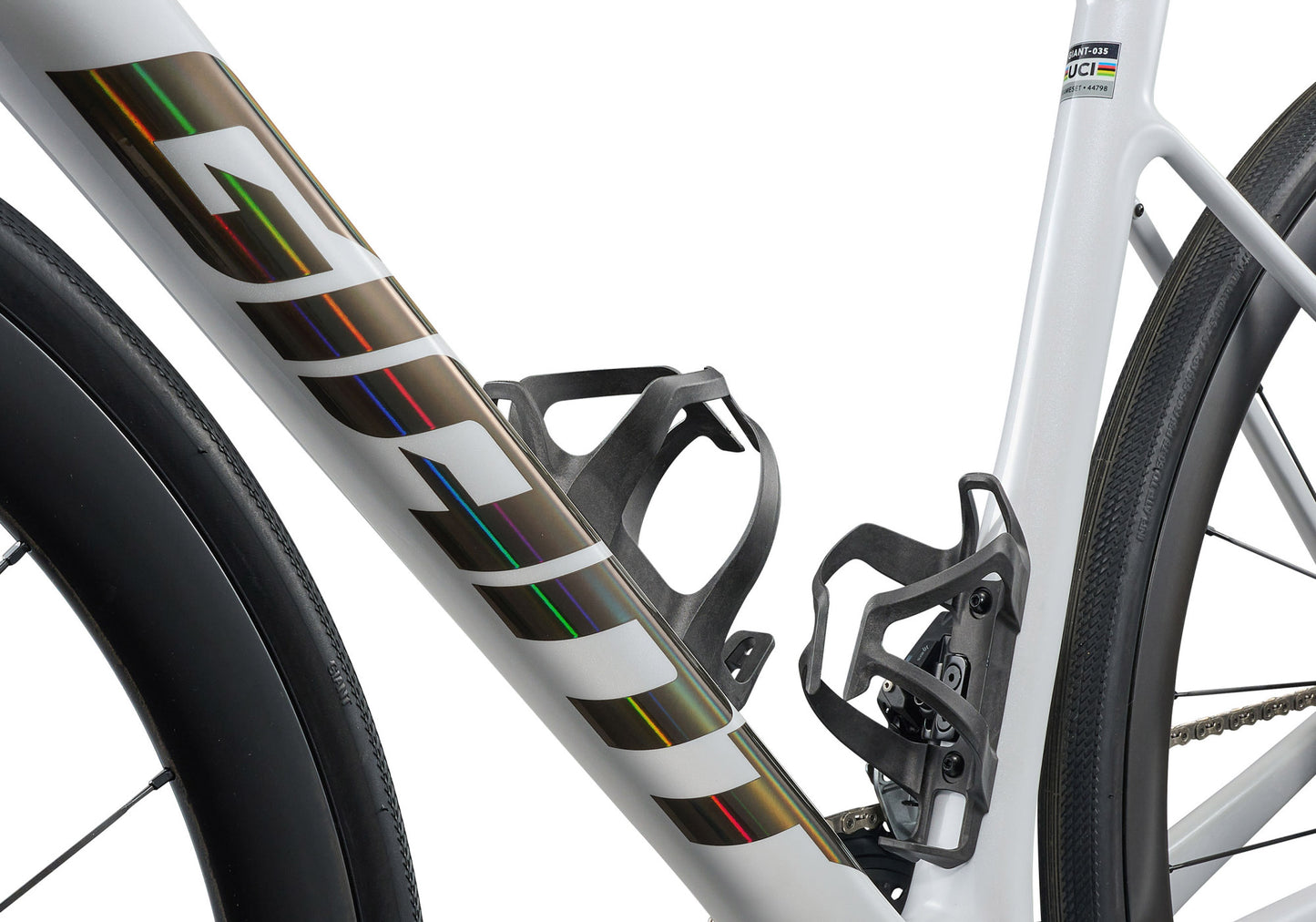 2026 Giant Defy Advanced Pro 1 Men's Road Endurance Bike, White image 6