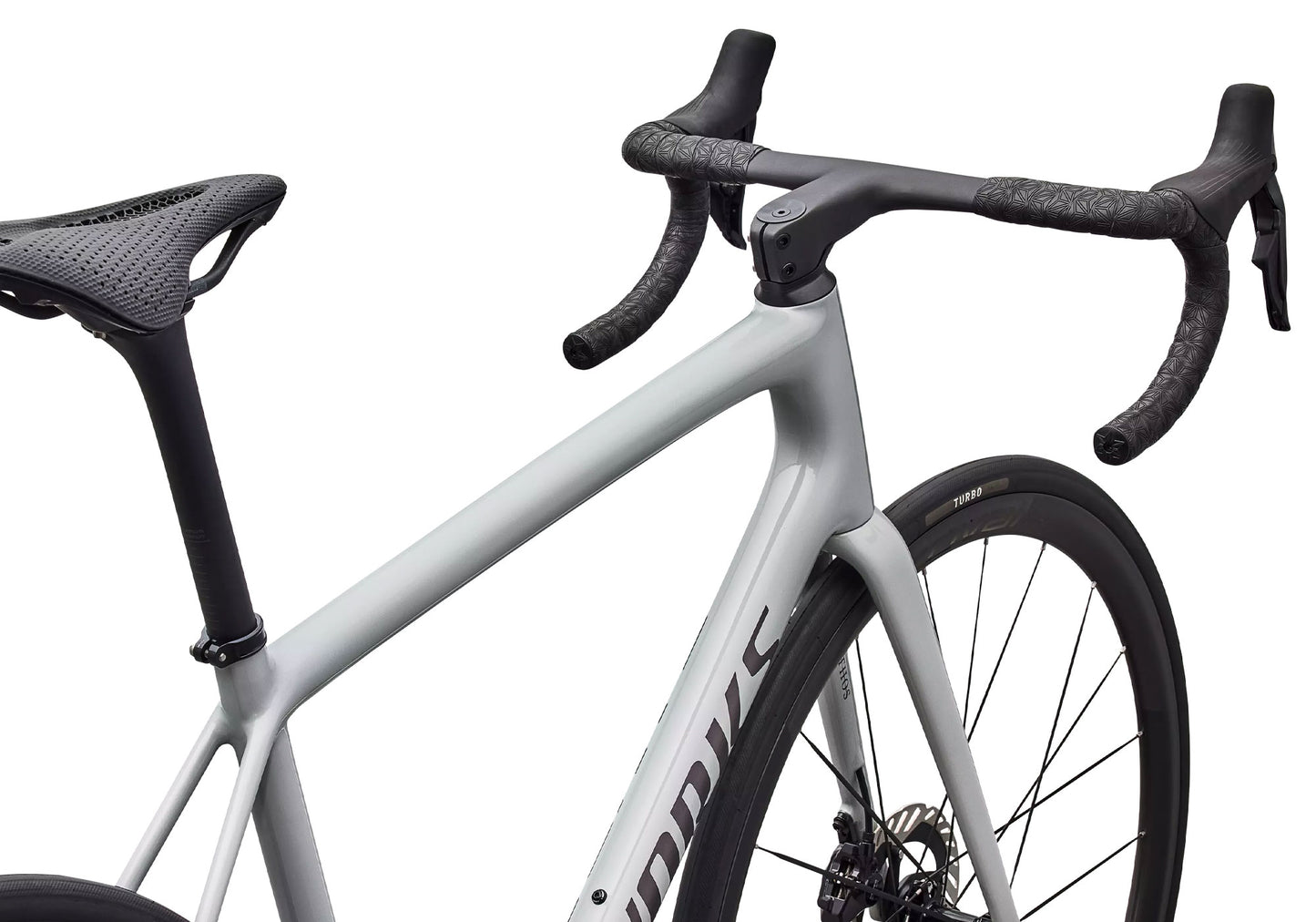 2026 Specialized S-Works Aethos 2 Dura-Ace Di2 Unisex Road Bike, Gloss Dolomite Metallic image 5