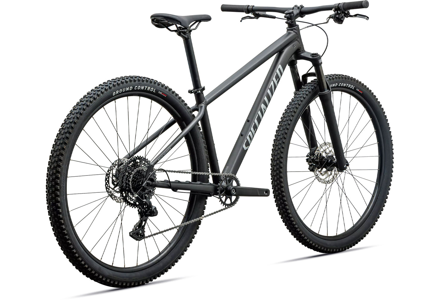 2027 Specialized Rockhopper Sport, Satin Metallic Obsidian image 3
