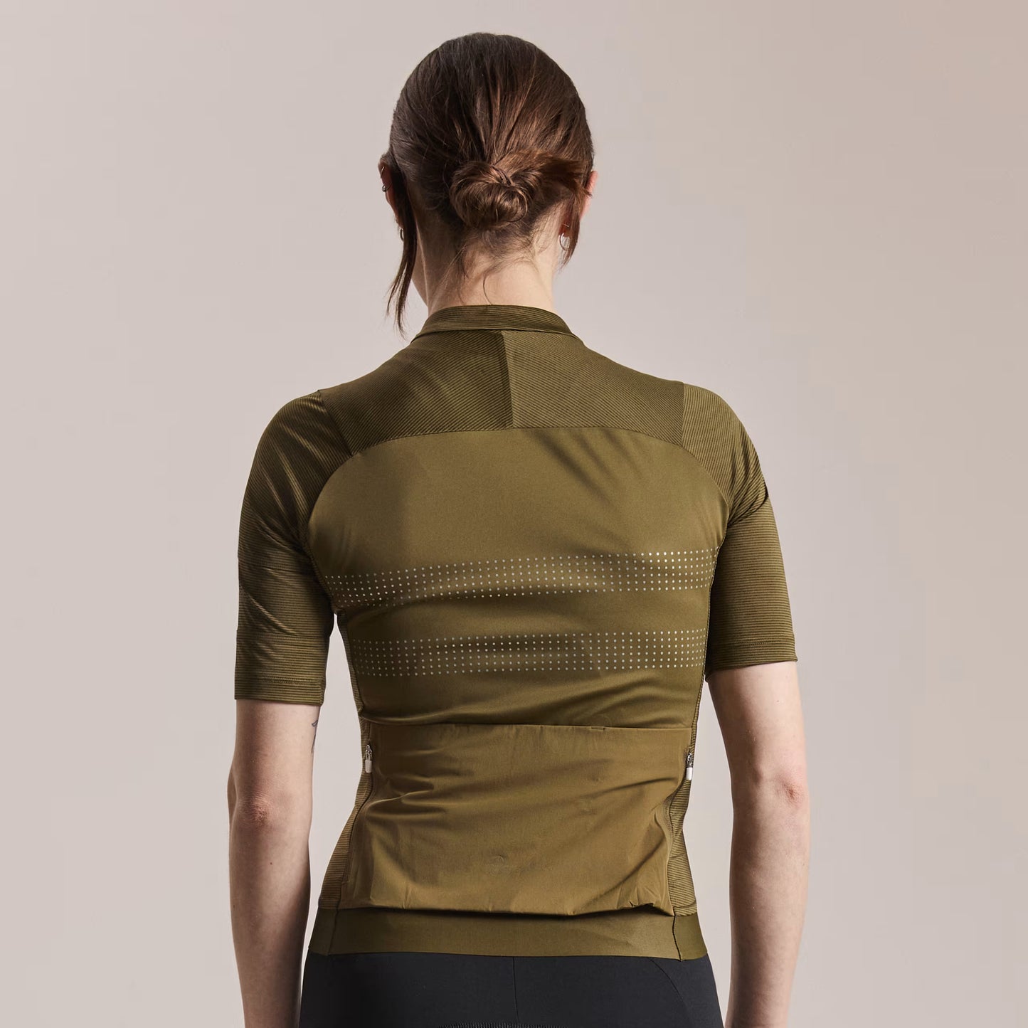 Rapha 2026 Women's Brevet Lightweight Cycling Jersey III, Dark Olive image 6