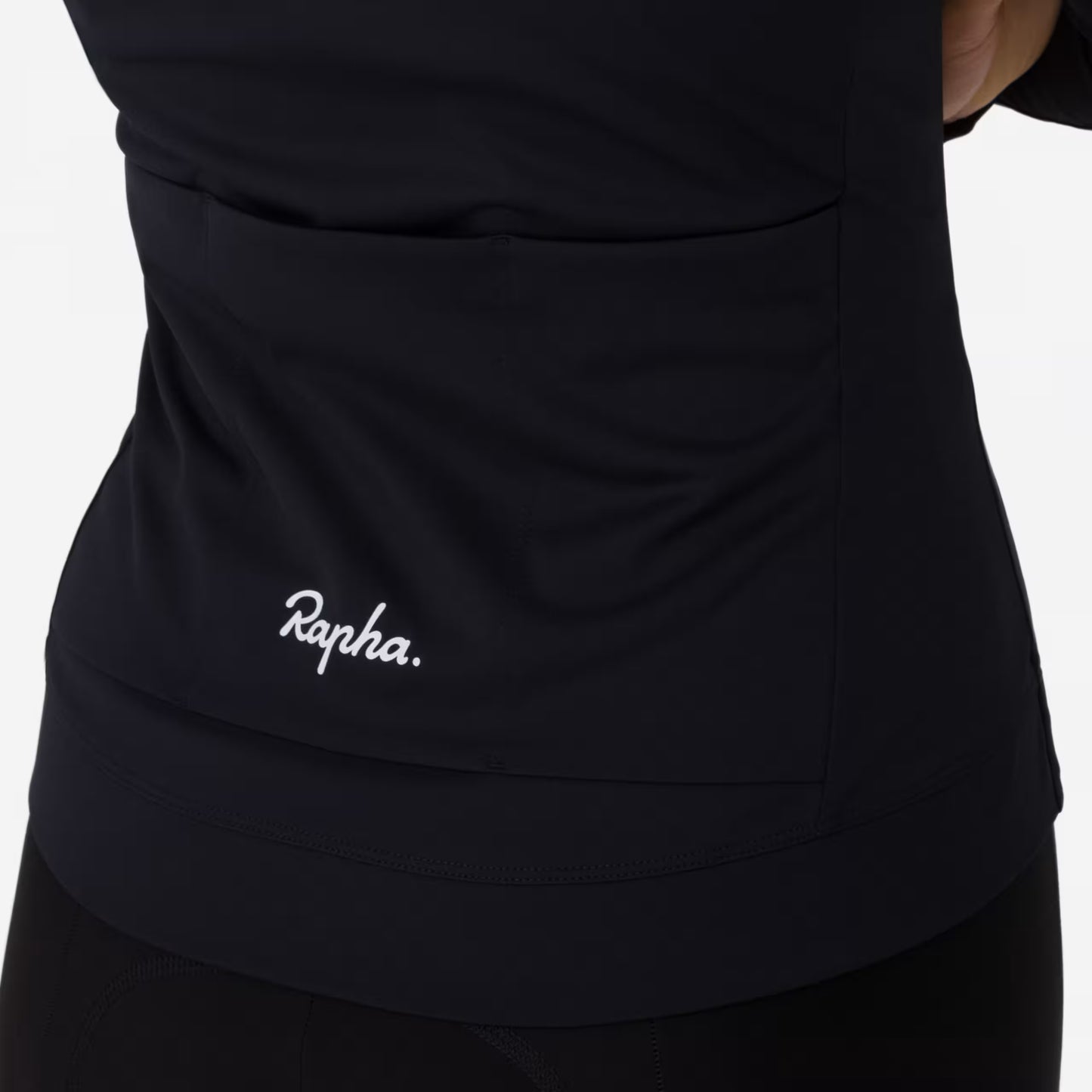 Rapha Women's Core Thermal Long Sleeve Jersey Black / White image 6