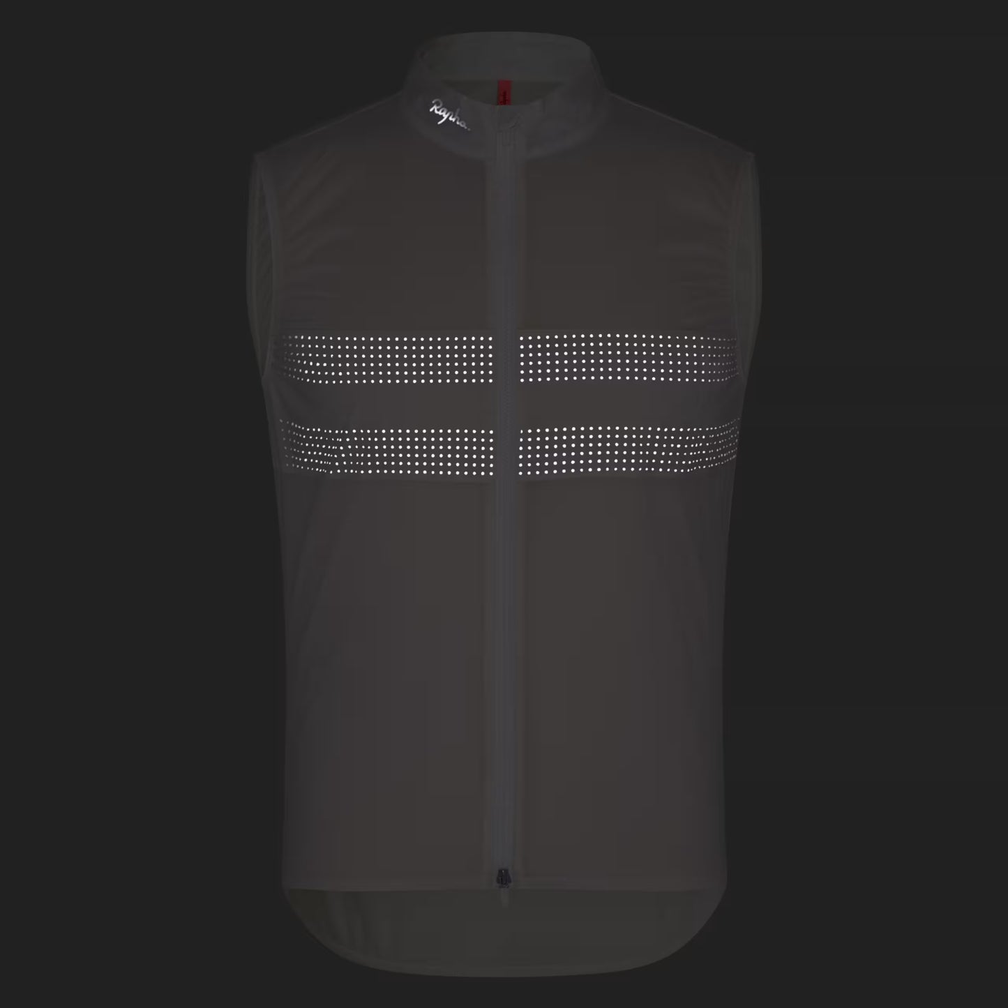 Rapha Men's Brevet Wind Cycling Gilet III, White/Silver image 7