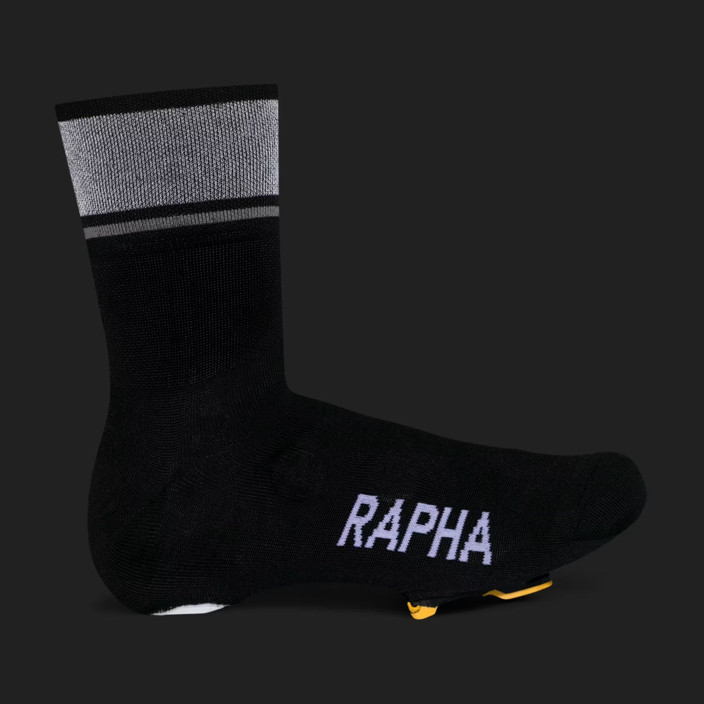 Rapha Unisex Reflective Oversocks, Black
