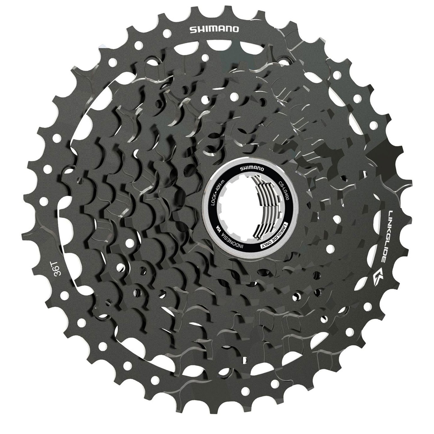 Shimano Cues CS-LG-400 11-36T 9 Speed LinkGlide Cassette