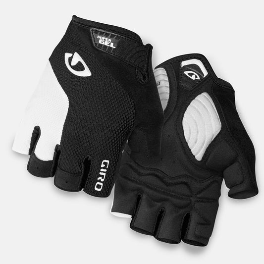 Giro Strade Dure Supergel Gloves - White/Black