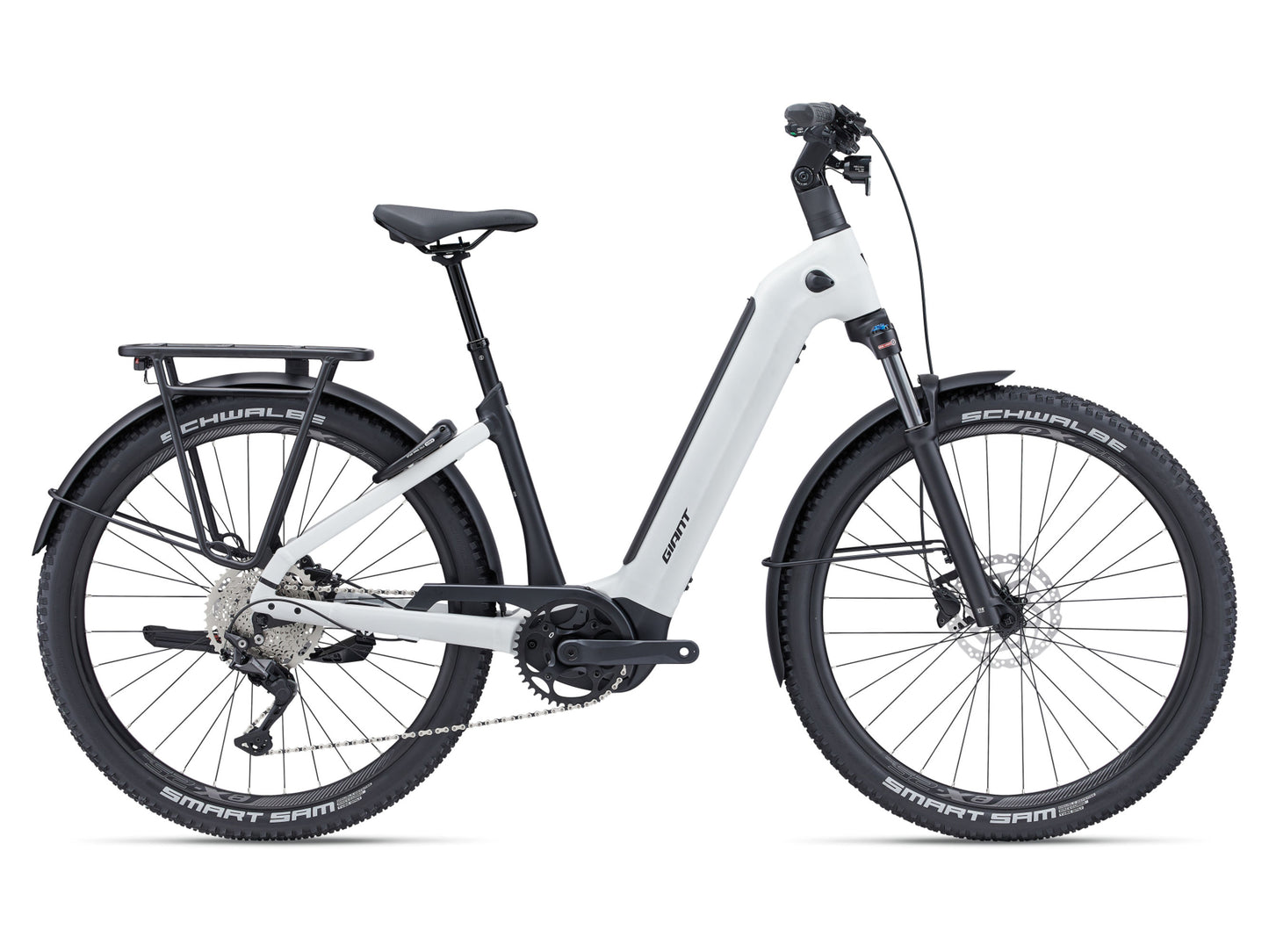 Giant AnyTour X E+ 3 Men's Electric Urban Bike, Snow Drift