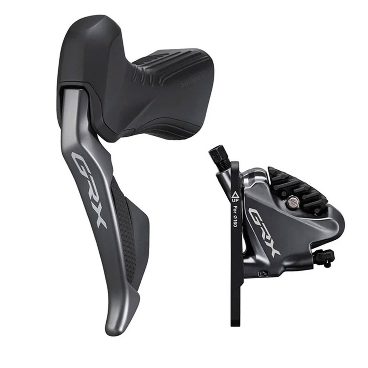 Shimano GRX ST-RX815-R Right Di2 Shift-Brake Lever with BR-RX810-F Hydraulic Front Disc Brake