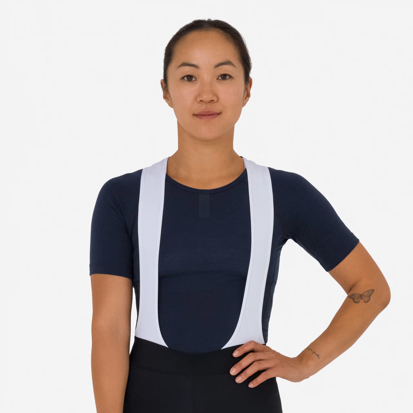 Rapha Women's Merino Base Layer II Short Sleeve - Dark Navy CIB01SSDNYXXS,CIB01SSDNYXSM,CIB01SSDNYSML,CIB01SSDNYMED,CIB01SSDNYLRG,CIB01SSDNYXLG image 6