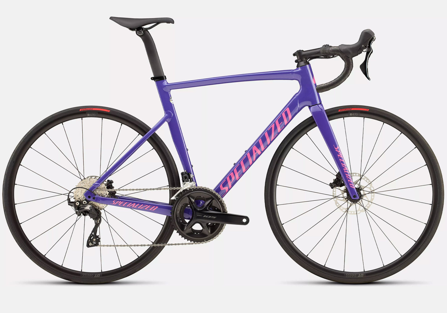 2025 Specialized Allez Sprint Comp, Gloss Purple Haze/Rebel Pink side