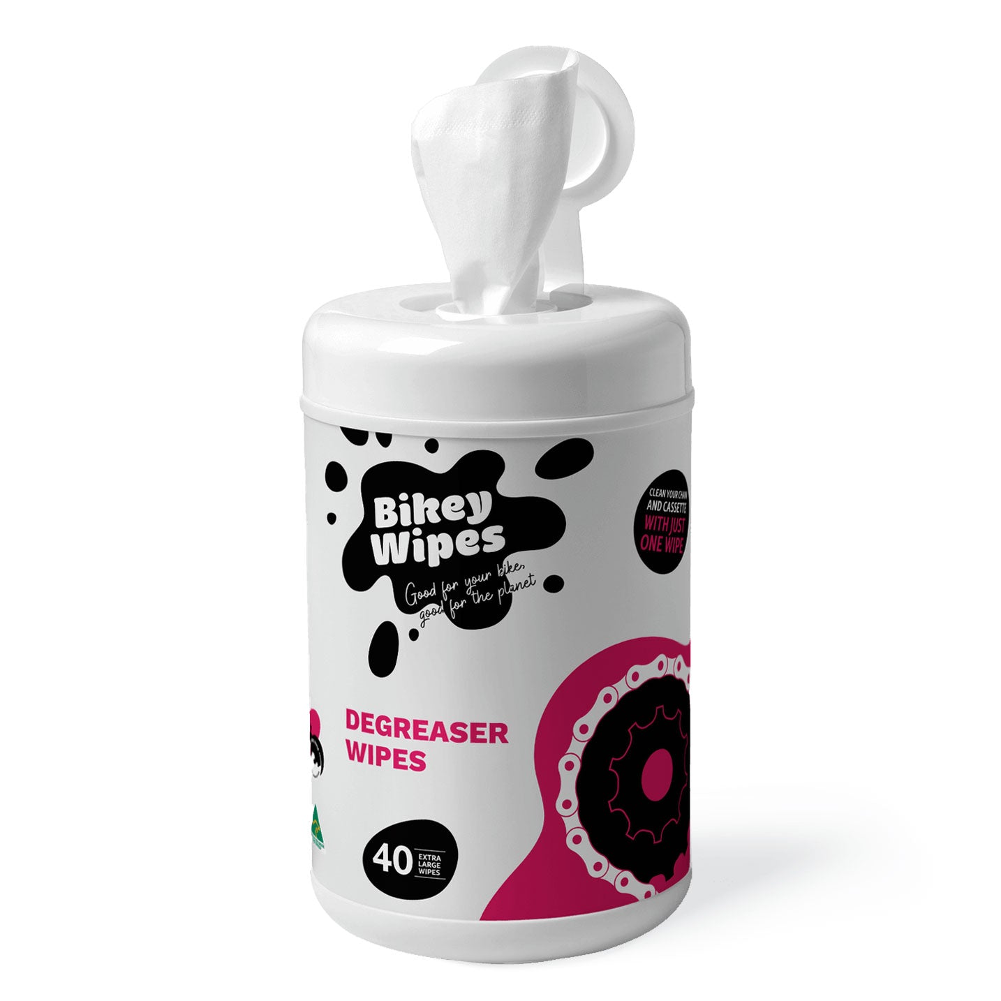 Bikey Wipes Degreaser Wipes
