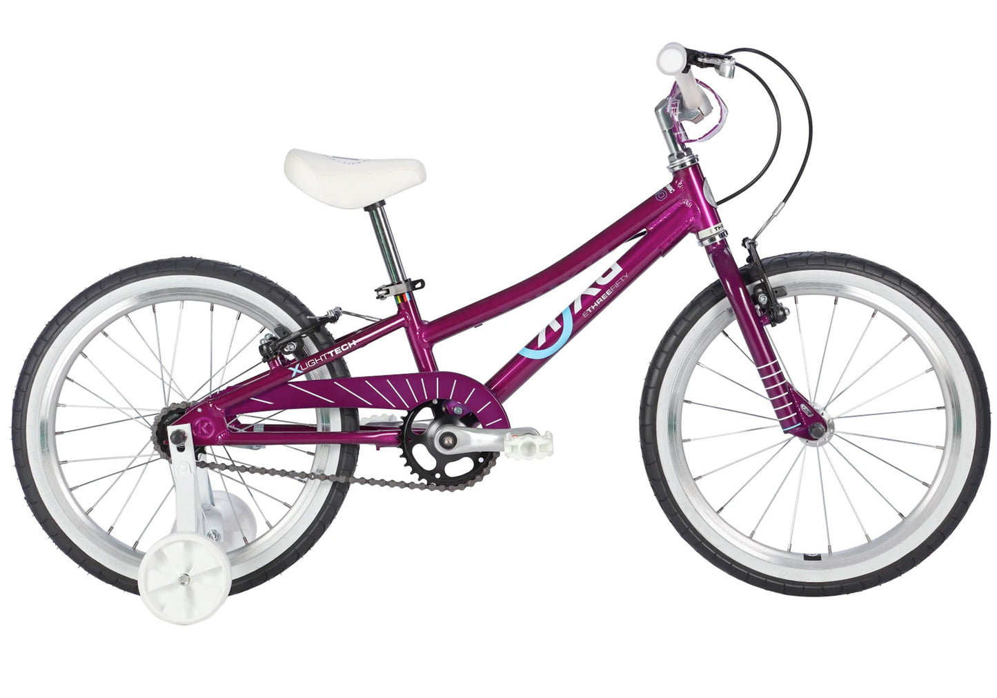 BYK E350 Girl's Bike Vivid Purple - Rider height: 95-117cm