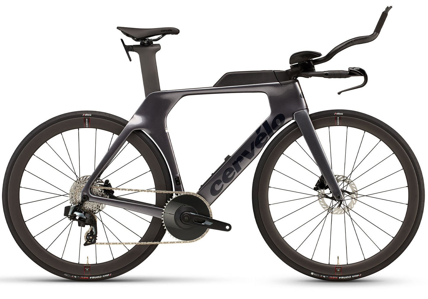 2026 Cervélo P Rival AXS Unisex Time Trial/Triathlon Bike, Basalt