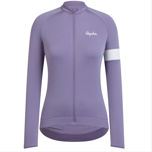 Rapha Women's Core Long Sleeve Jersey Dusted Lilac