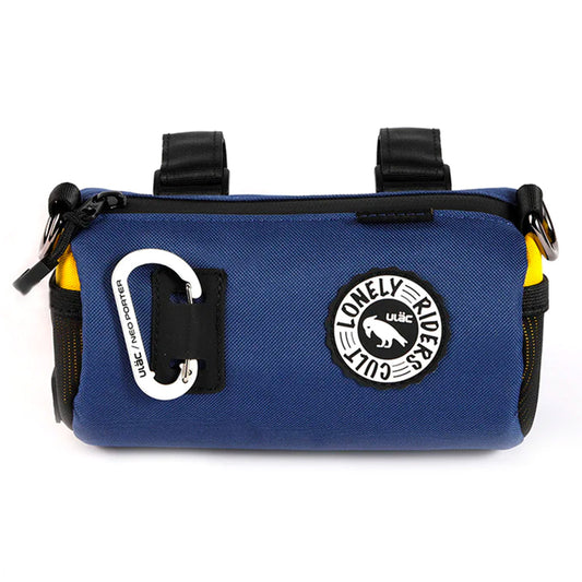 ULAC Coursier Sprint Handlebar Bag 1.5 Litre , Navy/Yellow