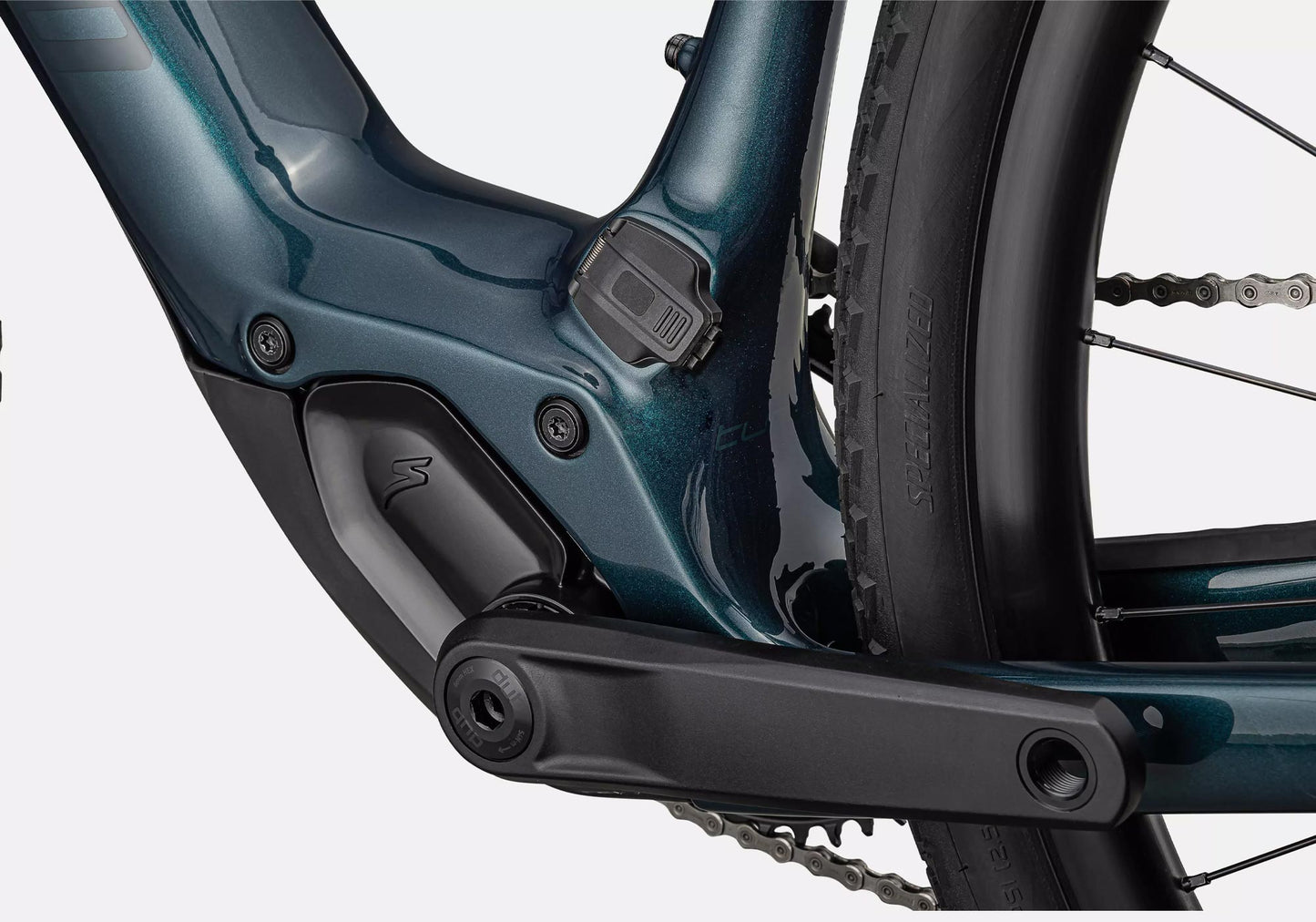 2025 Specialized Creo SL Comp Carbon Satin Deep Lake motor view