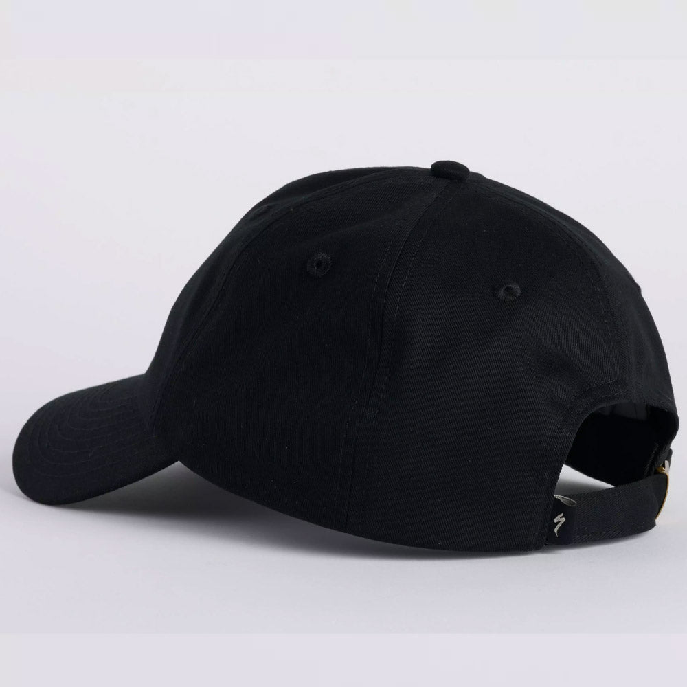 Specialized Flag Graphic 6-Panel Dad Hat - Black image 2