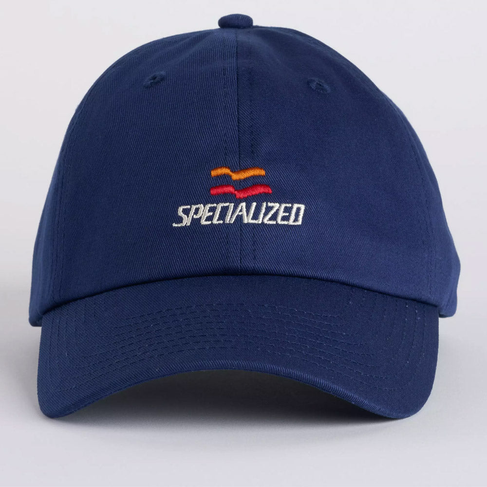 Specialized Flag Graphic 6-Panel Dad Hat - Deep Marine