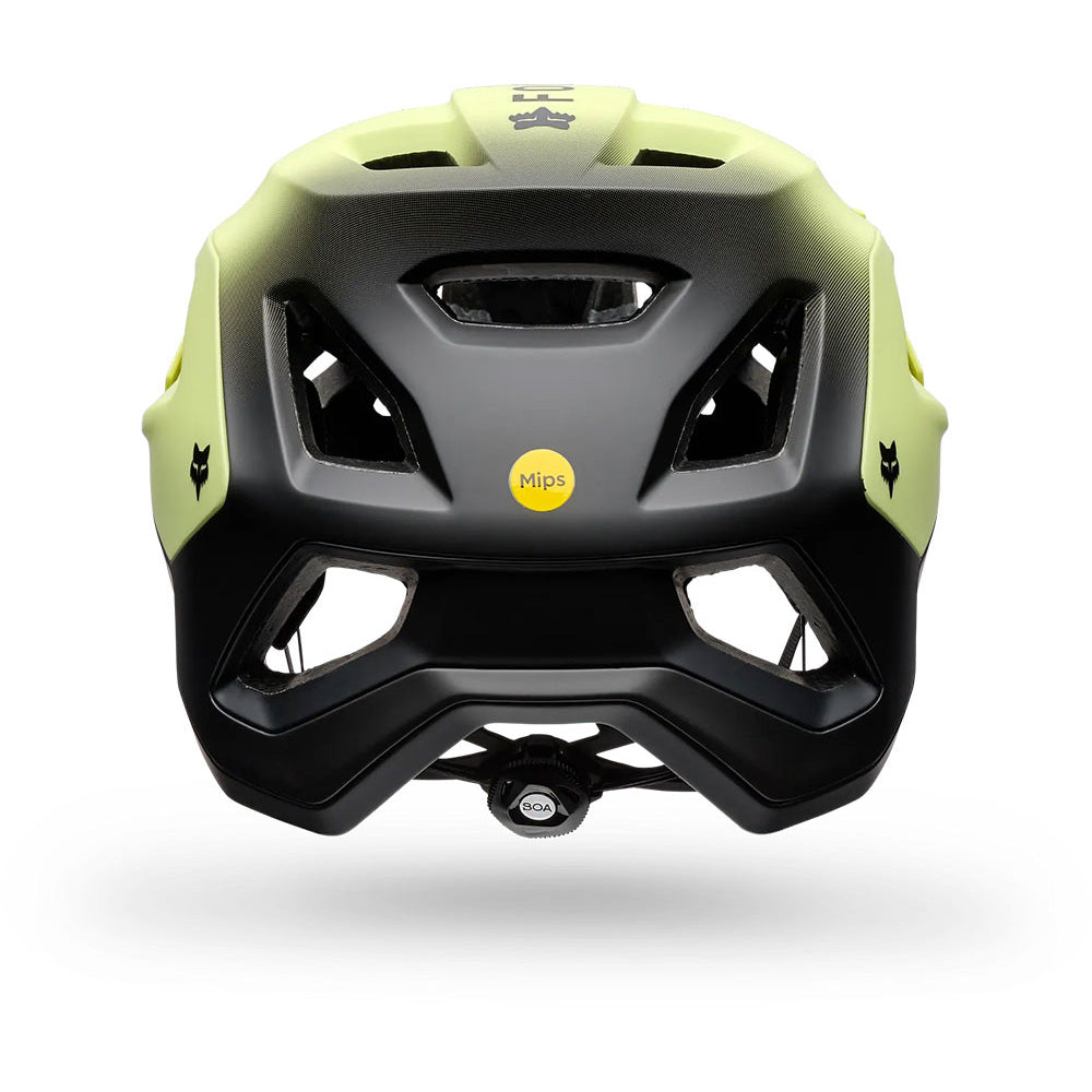 Fox Speedframe Pro Mountain Bike Helmet, Back Fade/Lime image 5