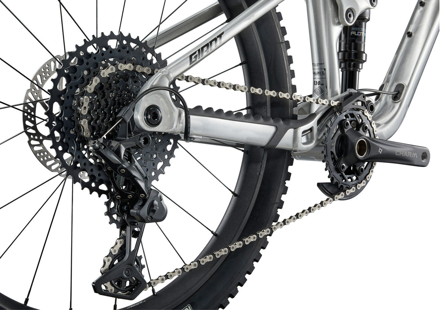 2025 Giant Faith 24 Boy's Mountain Bike, Raw Aluminium - Rider Height: 130-150cm