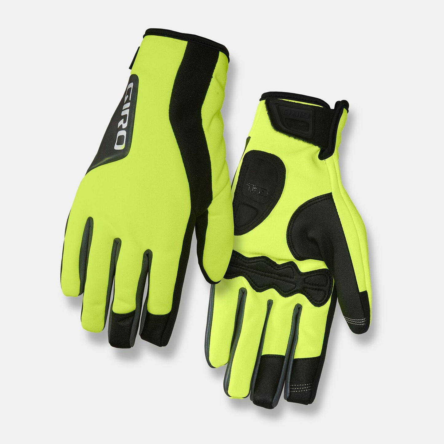 Giro Ambient 2.0 Unisex Long Finger Cycling Gloves, Neon/Black