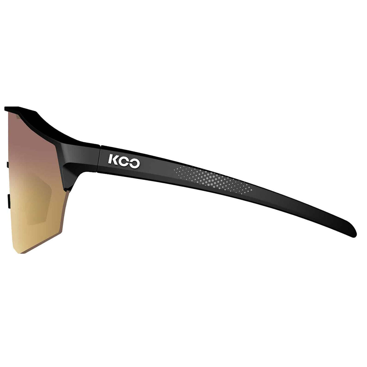 Koo Alibi Strade Bianchi Cycling Sunglasses - Black Matt/Sunrise Mirror Lenses image 3