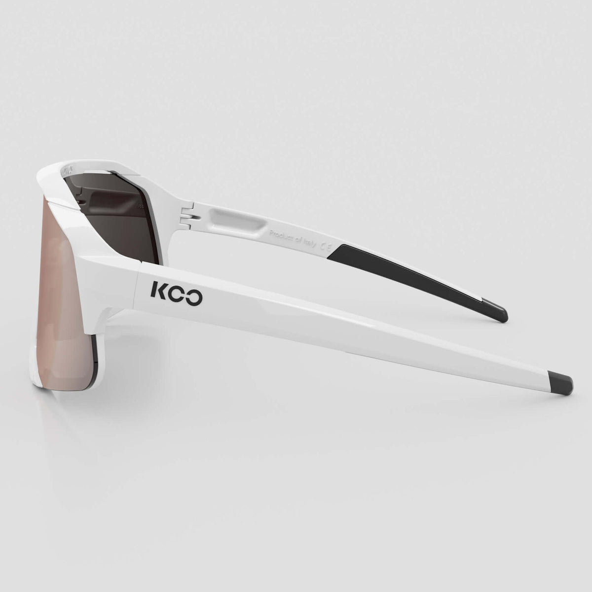 Koo Demos Unisex Cycling Sunglasses - White Frame, Laser Brown Lens OEY00005.900 image 3