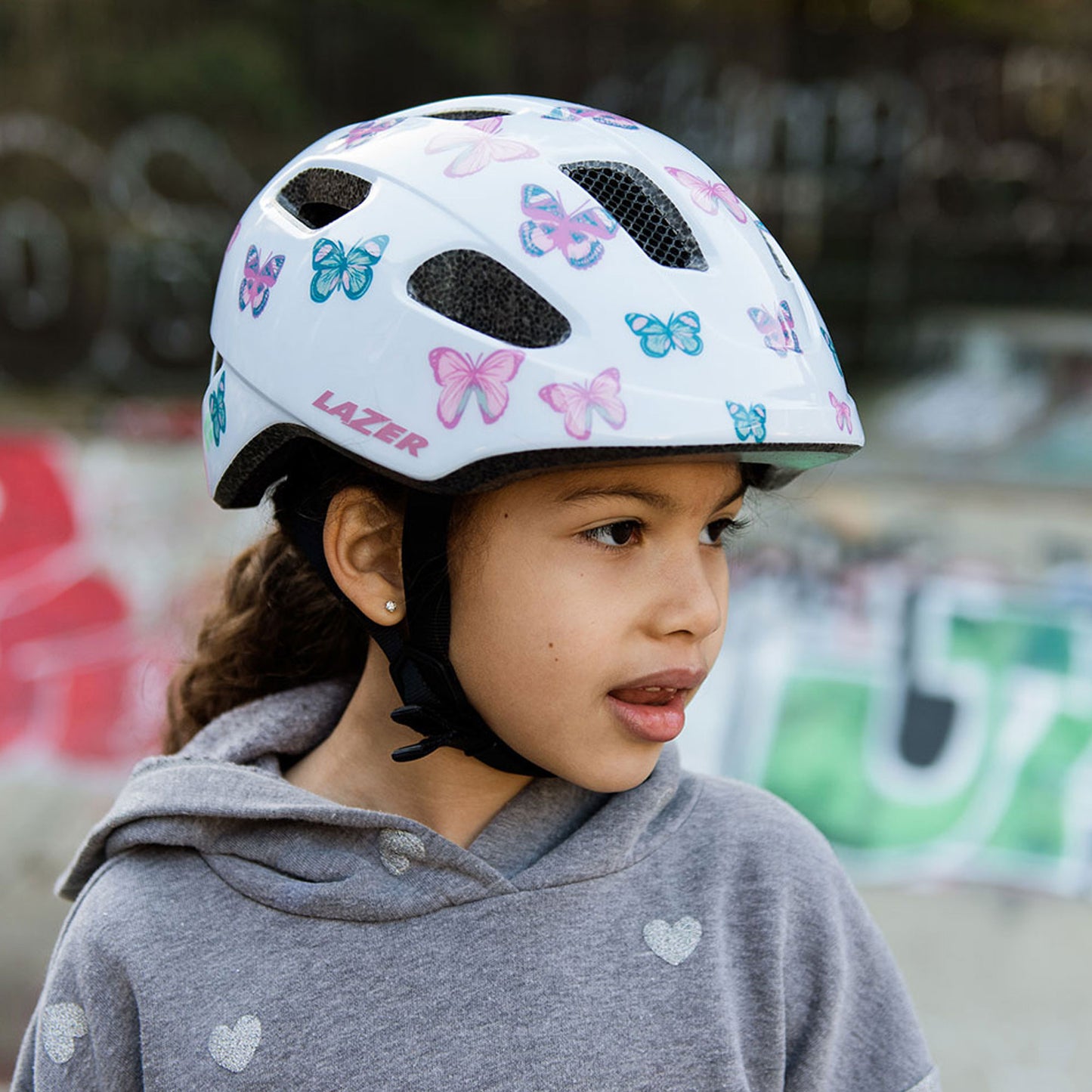 Lazer Nutz 2.0 Kineticore Kids Helmet, Butterfly (50-56 cm) BLA2547893346 image 7