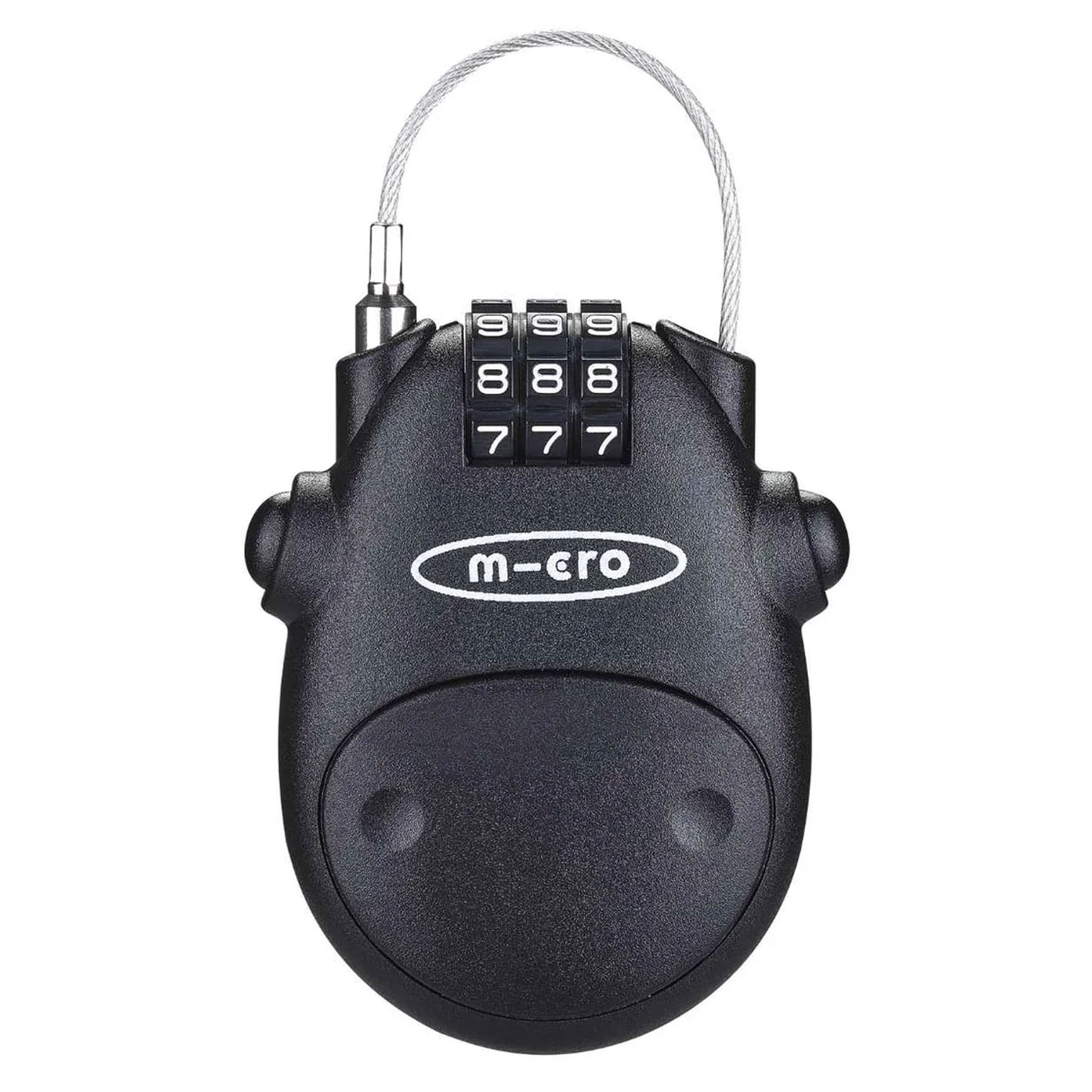 Micro Combination Cable Lock - Black
