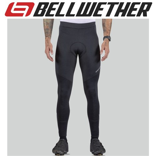 BellWether Men's Thermaldress Tights with Pad, Black