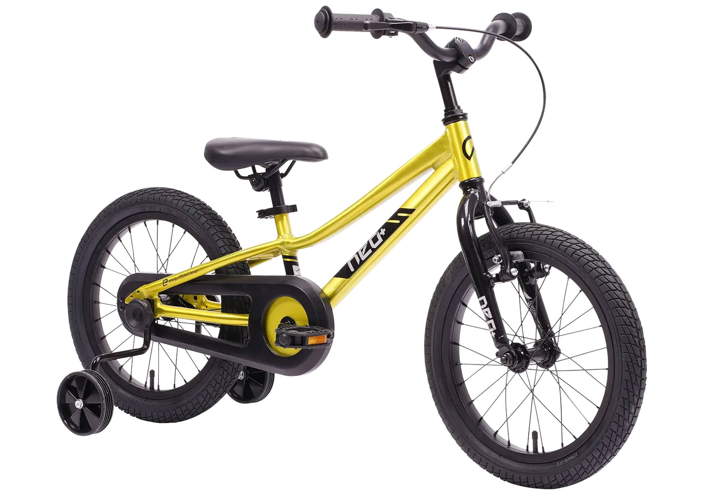 Neo+ 16 Children's Bike, Chrome Lime Green, Age 3-6 Years, Rider Height: 95-117cm 26515