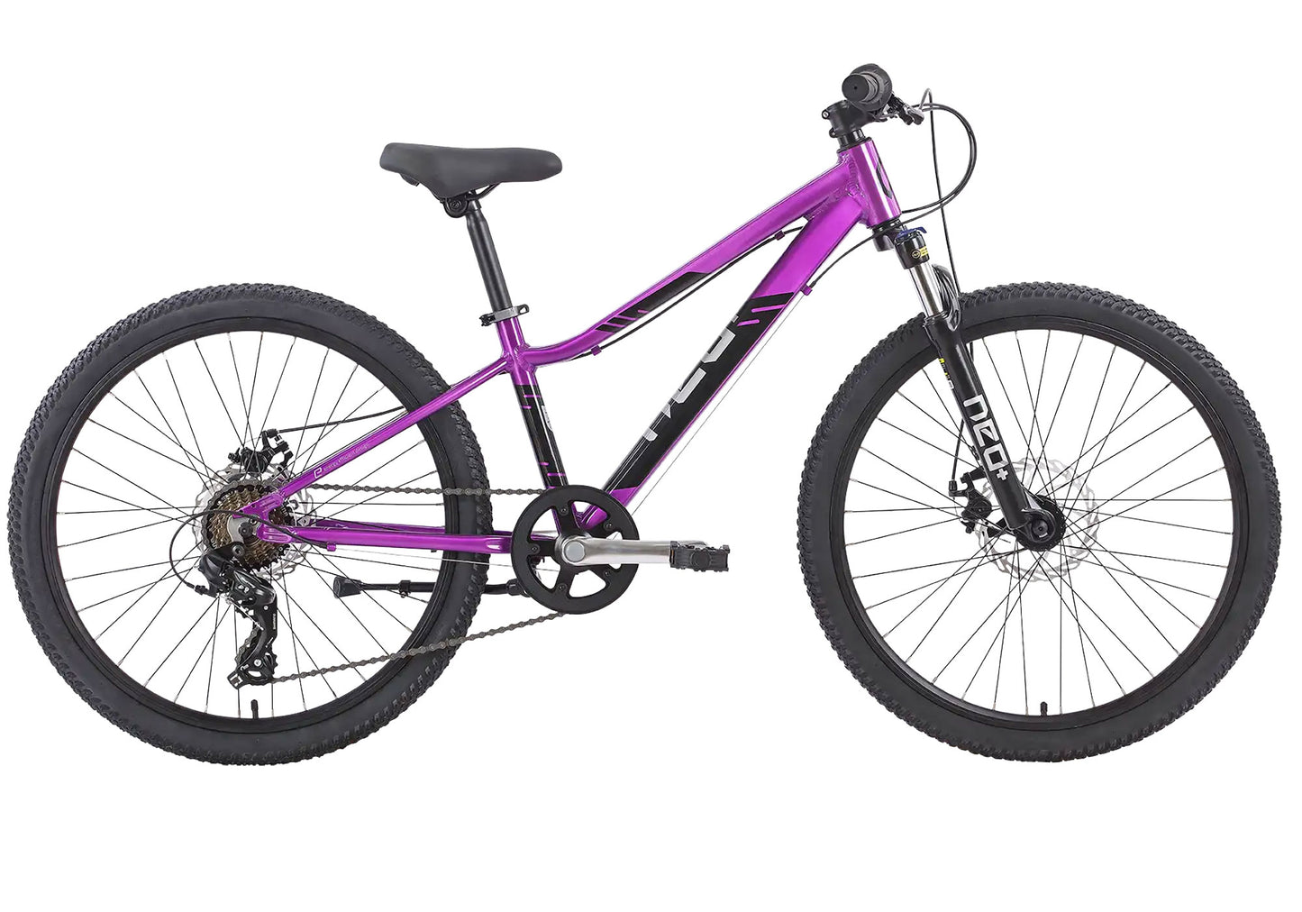 Neo Disc+ 24 7 Speed Childrens Bike - Chrome Purple image 2