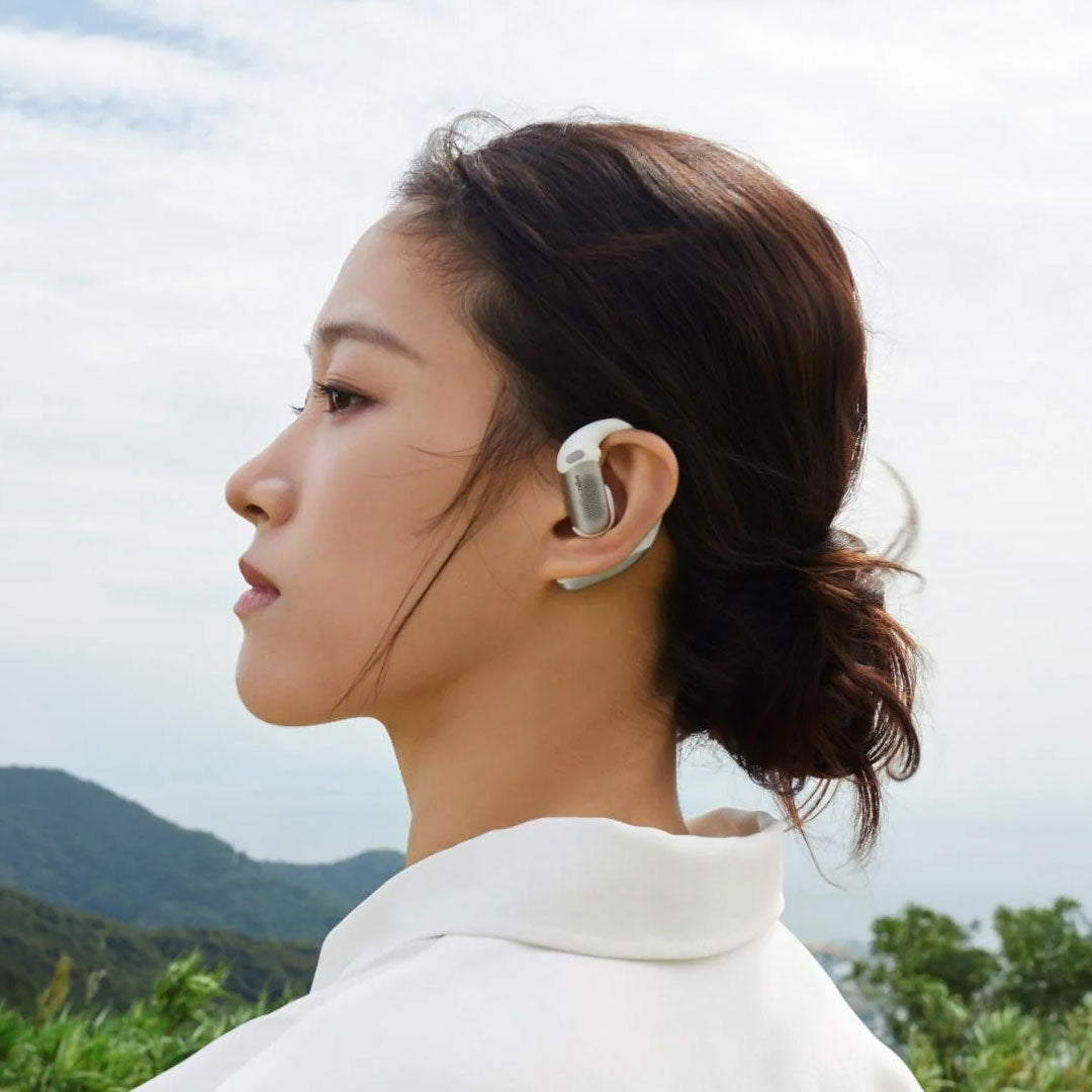 Shokz OpenFit Pro Wireless Open-Ear Headphones (White) T010-ST-WT 810202681910 image 6