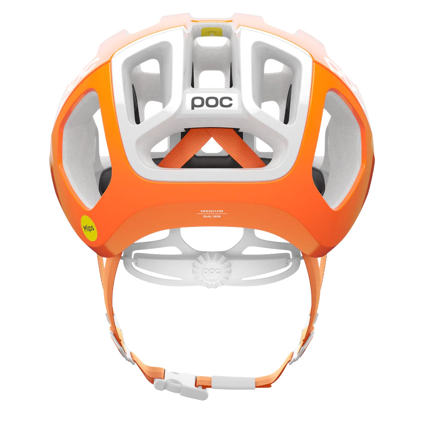 POC Ventral Air Mips Unisex Road Helmet, Fluorescent Orange AVIP