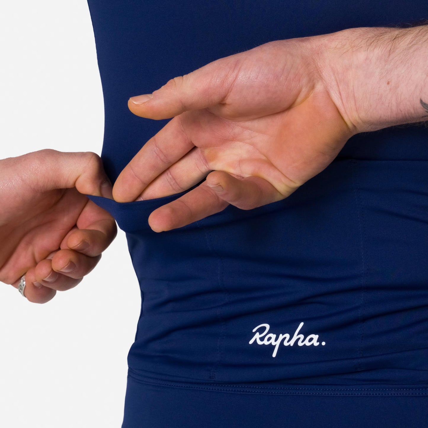 Rapha Men's Core Lightweight Jersey, Navy/White