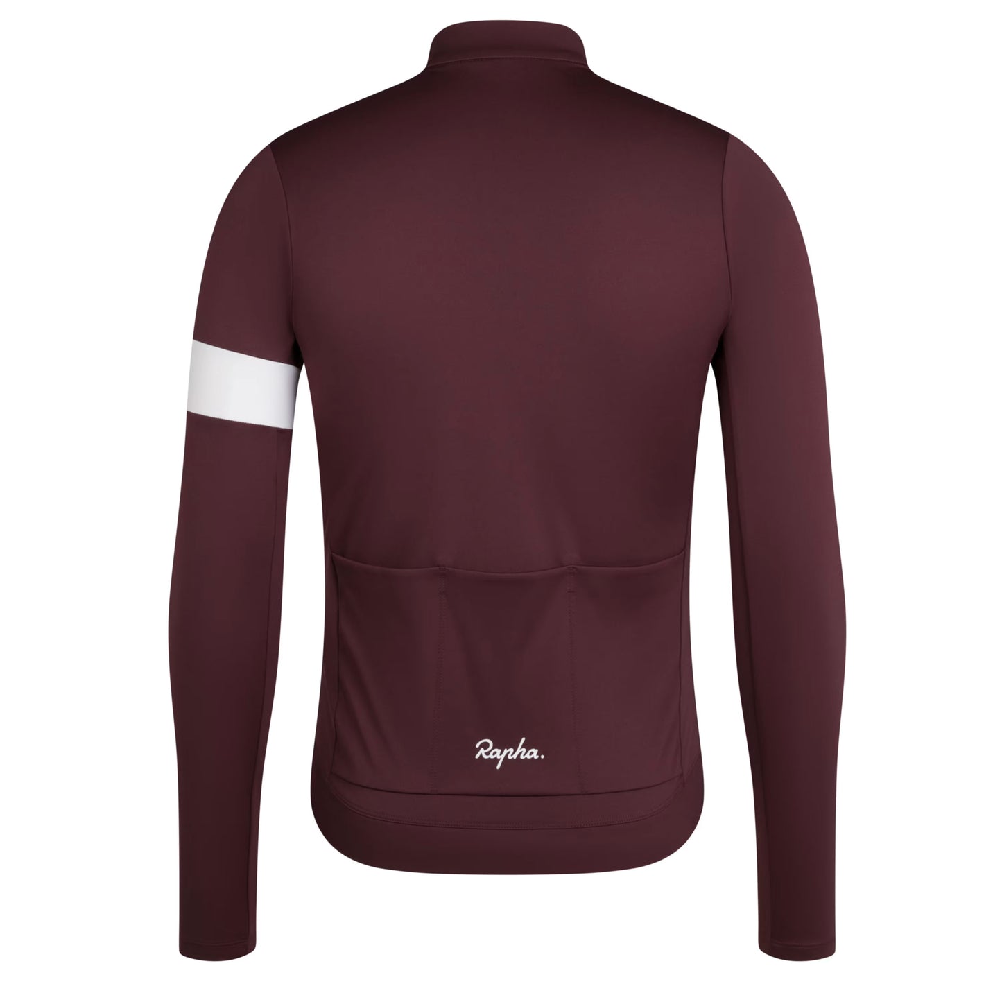 Rapha Men's Core Thermal Jersey, Fudge/White Rear