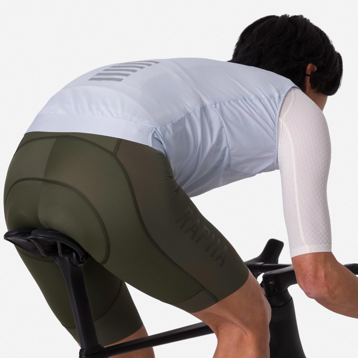 Rapha Men's Pro Team Gilet II, Arctic Ice/Silver Reflective