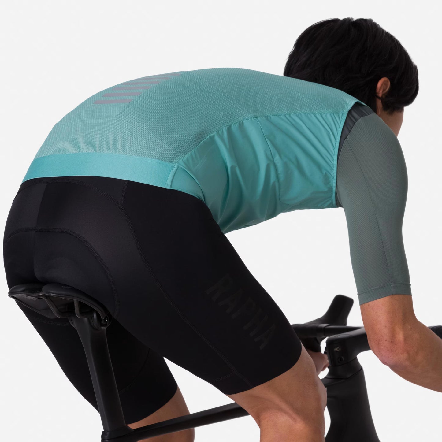 Rapha Men's Pro Team Gilet II, Lagoon/Silver Reflective