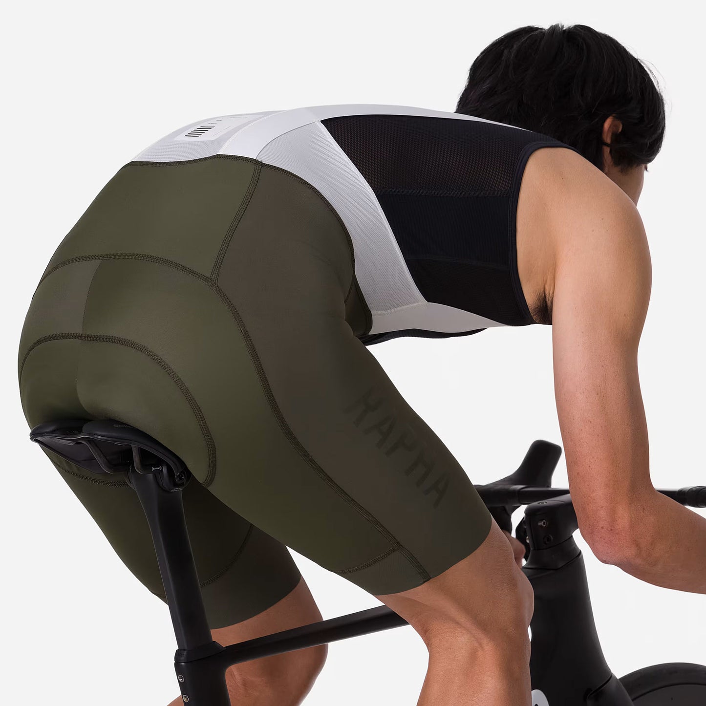 Rapha Men's Pro Team Bib Shorts III - Regular, Green/White 4