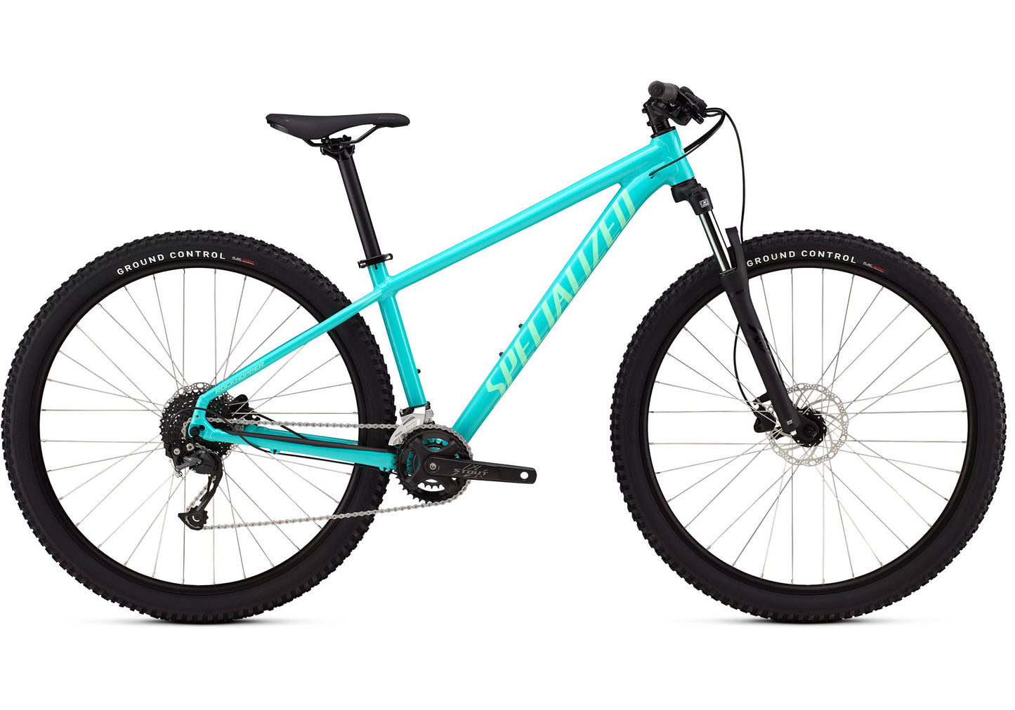 2026 Specialized Rockhopper Base 26 Unisex Mountain Bike XX-Small, Gloss Lagoon Blue image 3