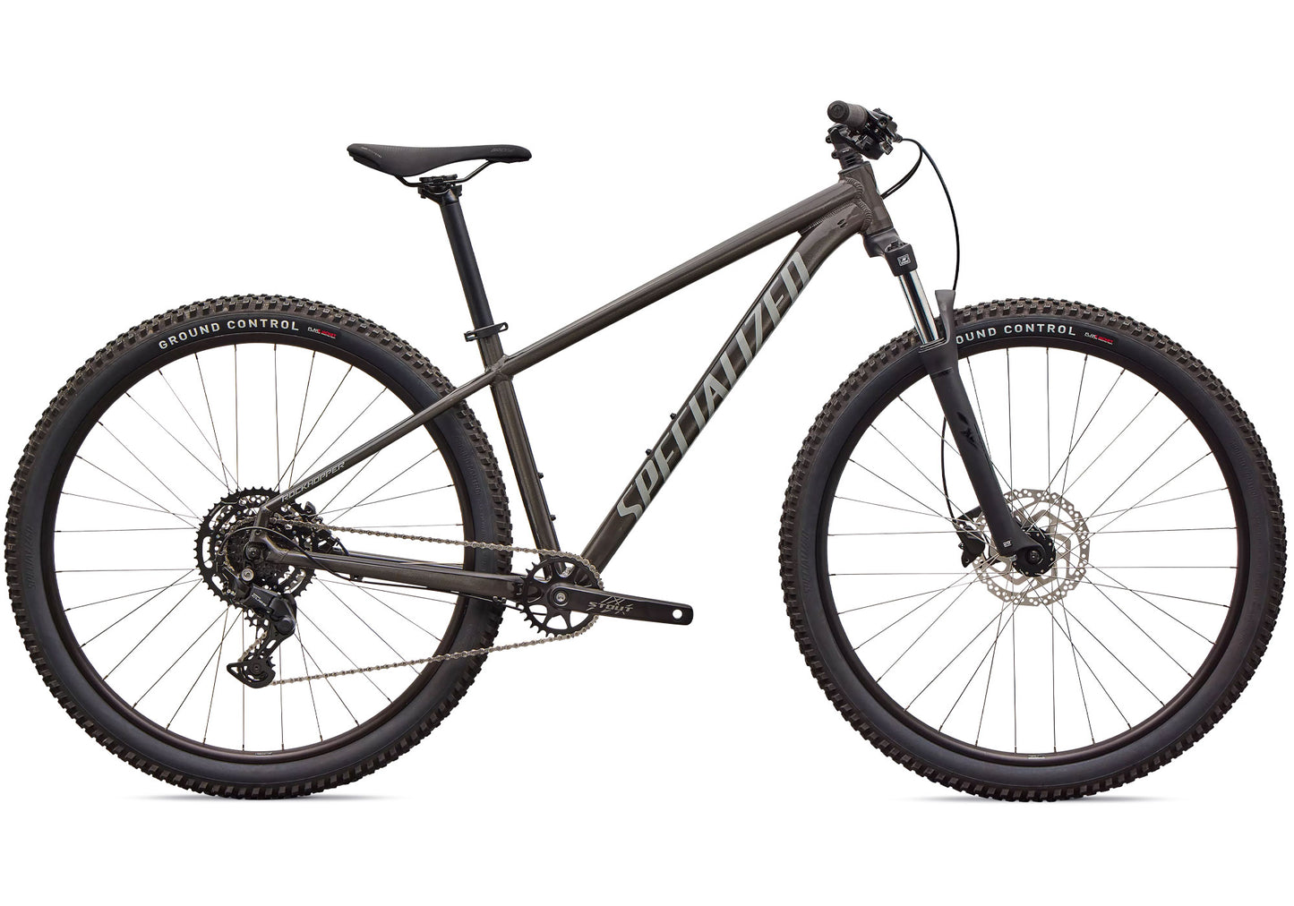2026 Specialized Rockhopper Sport, Gloss Smoke / Cool Grey image 3