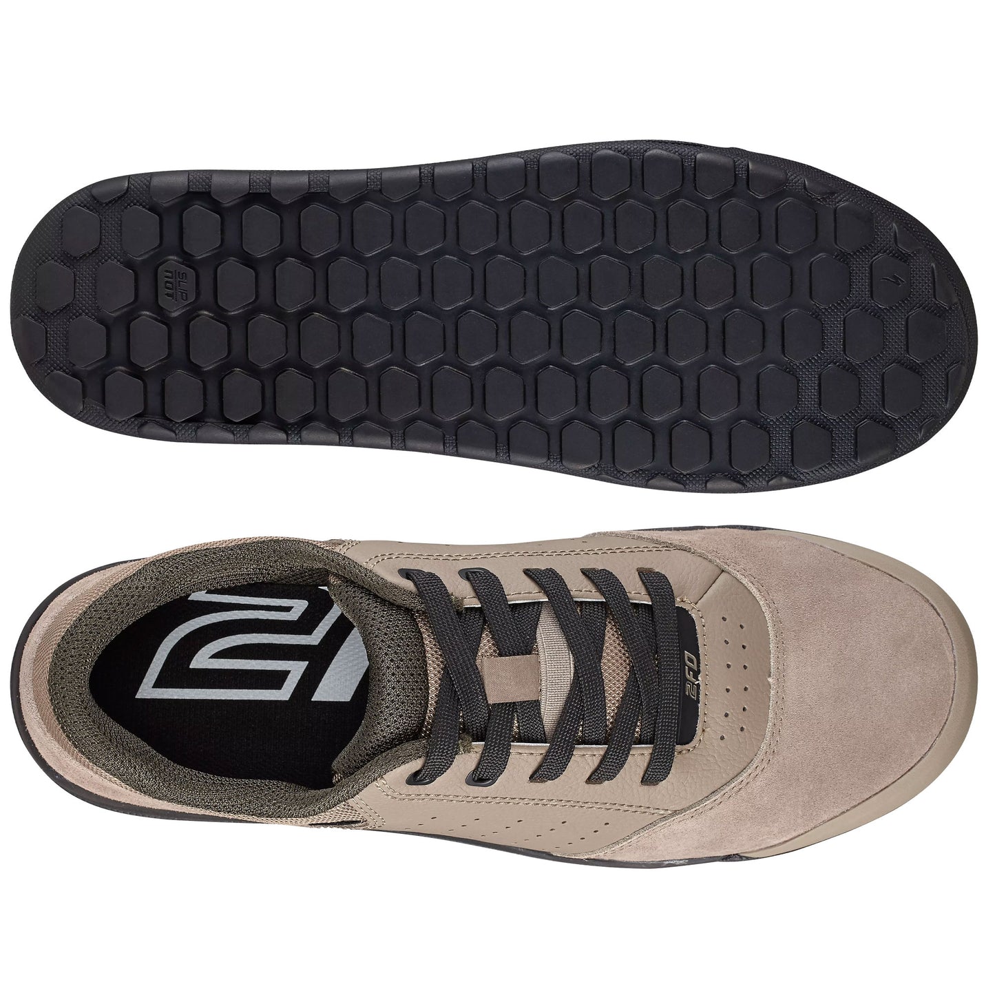 Specialized Unisex 2FO Roost Canvas Mountain Bike Shoes - Taupe/Oasis Size 36 Only image 2