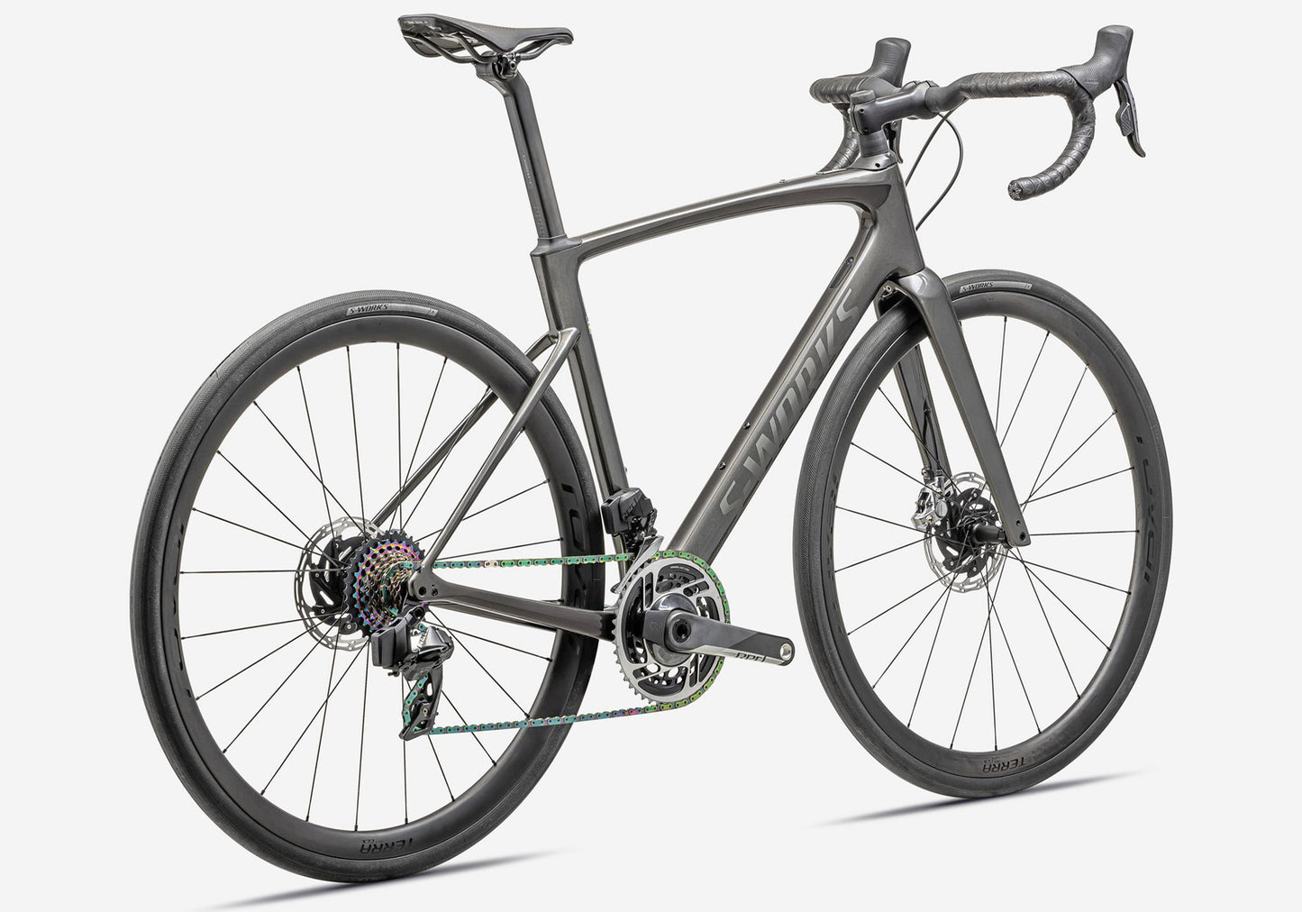 Specialized S-Works Roubaix SL8, Unisex Road Bike - Smoke/Black Pearl