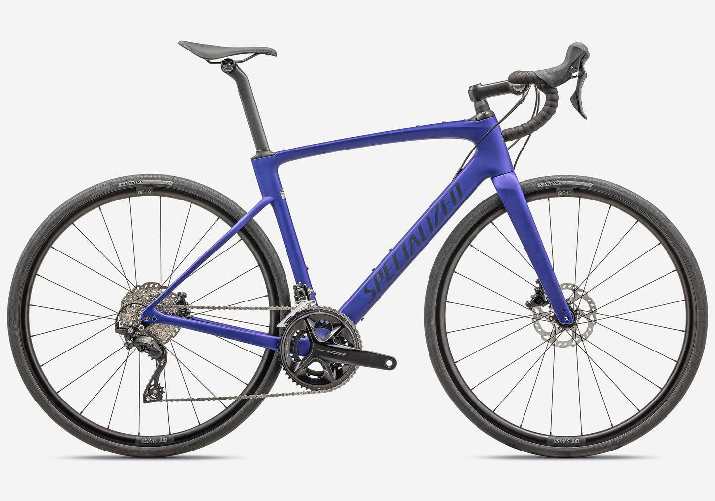 2025 Specialized Roubaix SL8 Sport 105, Unisex Road Bike - Metallic Sapphire